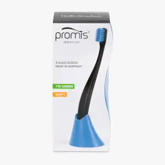 Promis Box Single Diş Fırçası + Tutacak - Siyah